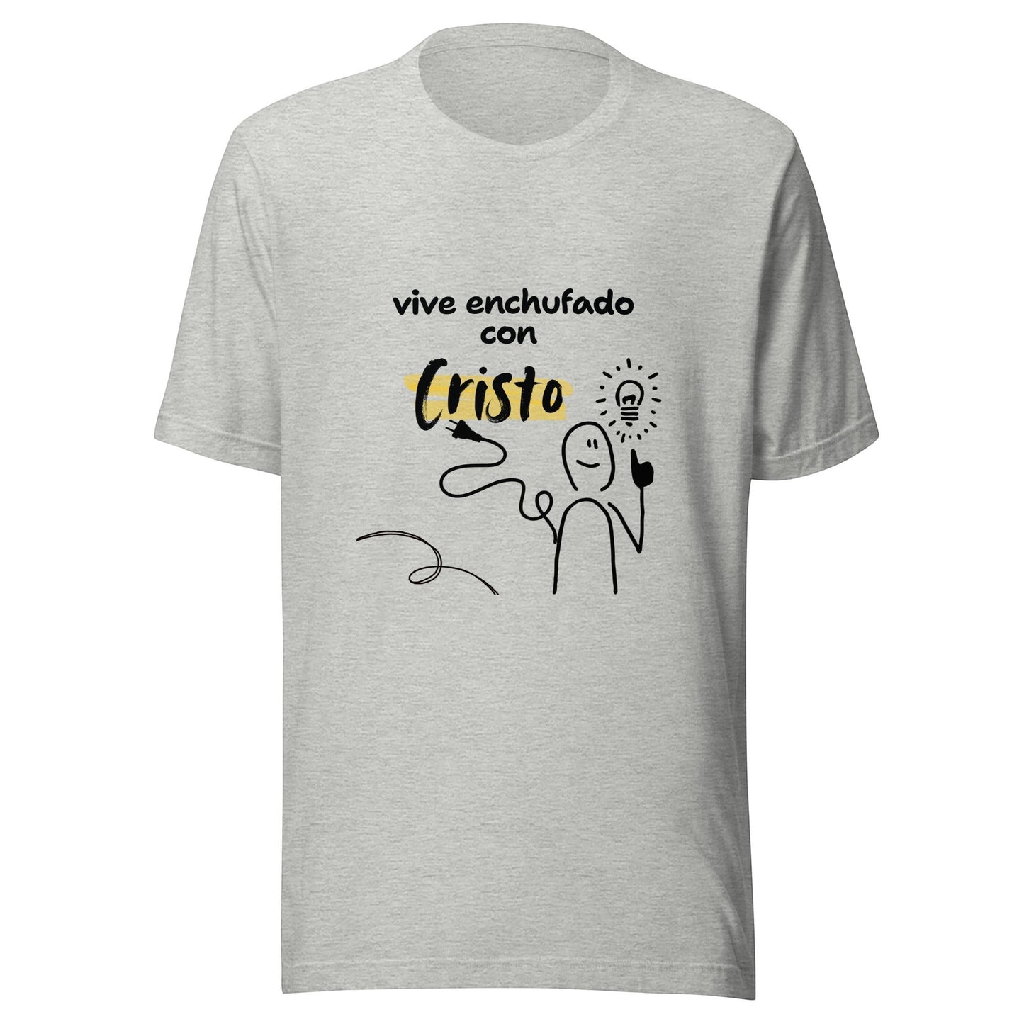 Crown & Cross Co grey 100% cotton t-shirt with