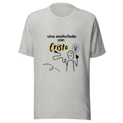 Crown & Cross Co grey 100% cotton t-shirt with