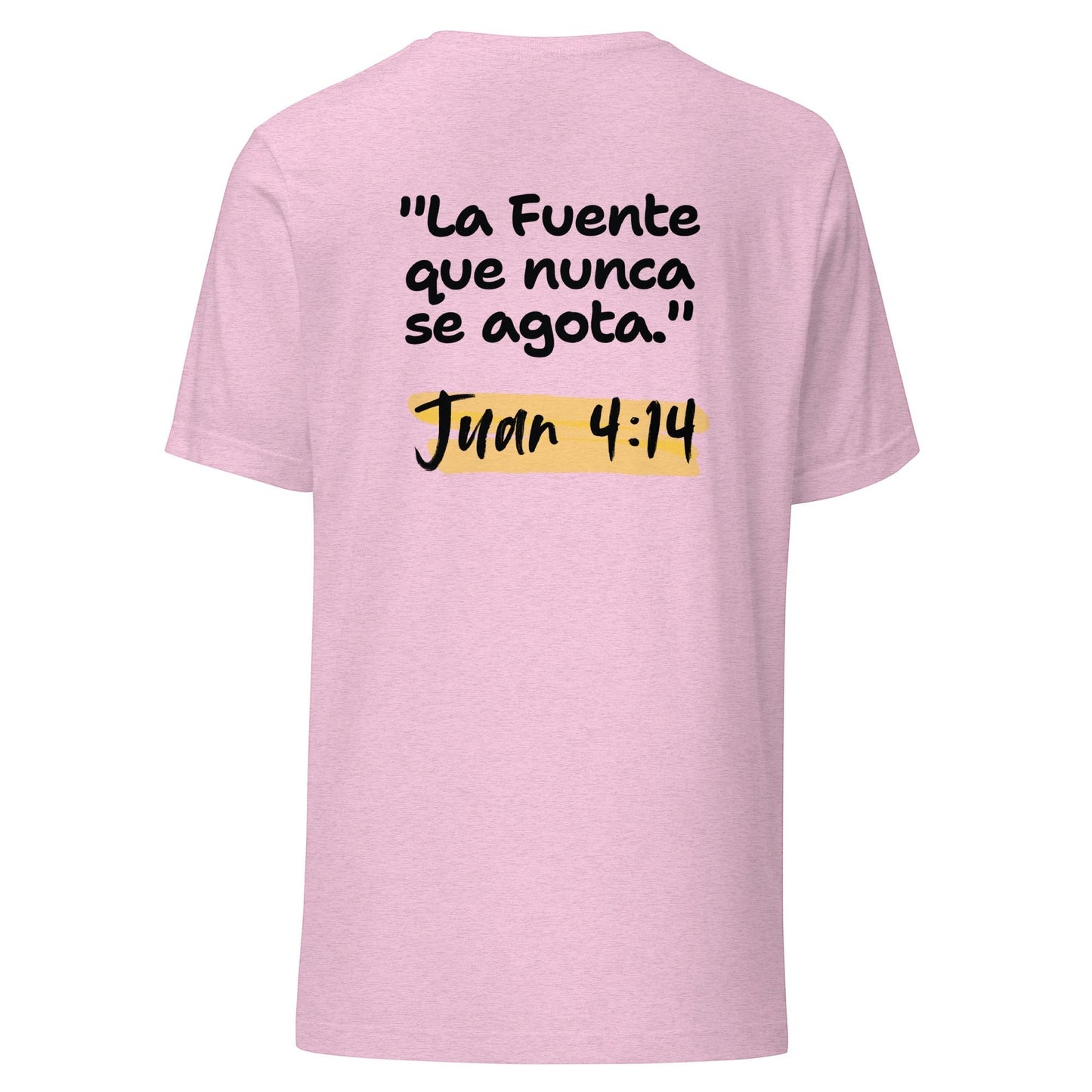 Crown & Cross Co pink 100% cotton unisex t-shirt with