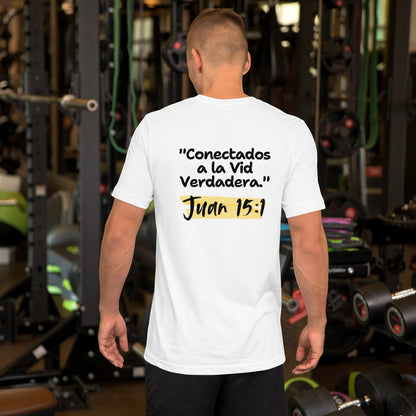 Crown & Cross Co white 100% cotton t-shirt with