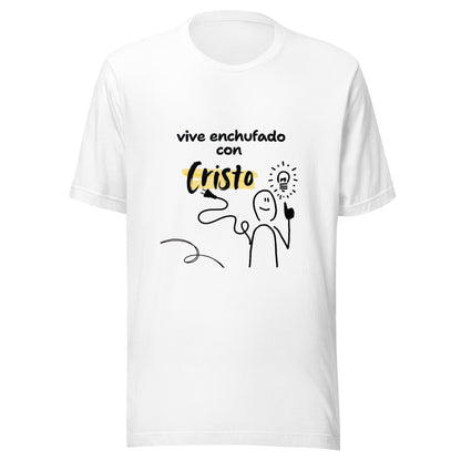 Crown & Cross Co white 100% cotton t-shirt with